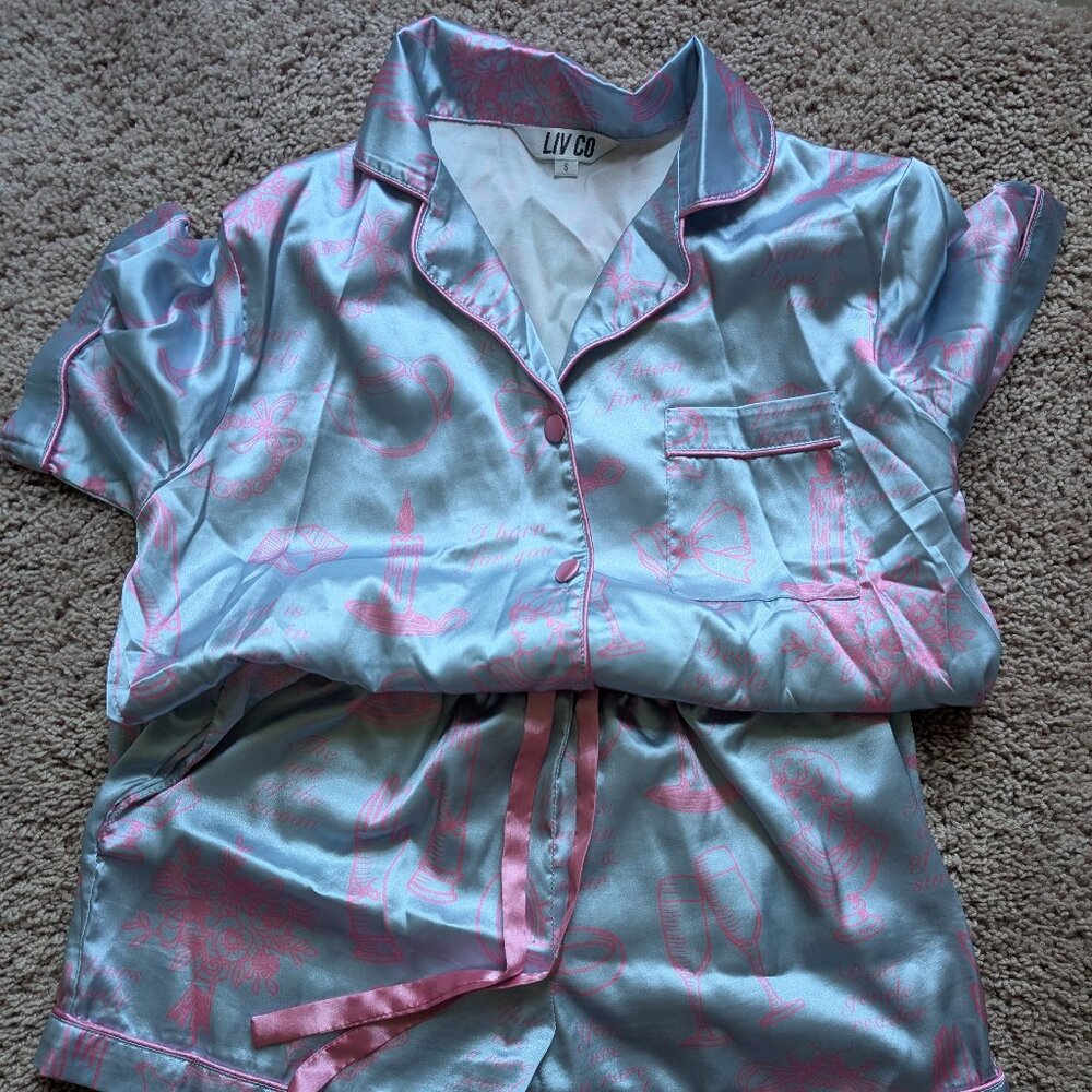 LivCo Bridgerton satin pajamas